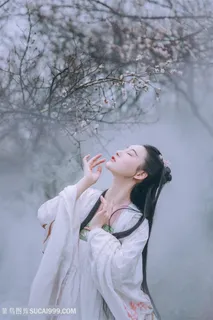 烟雾里的古装美女图片 烟雾里的古装美女图片