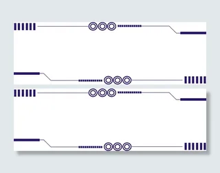 科技感线路元素
