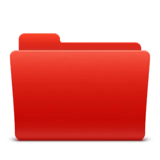 红色文件夹卡通少儿兴趣班素材