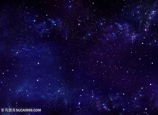 蓝色星空背景图片