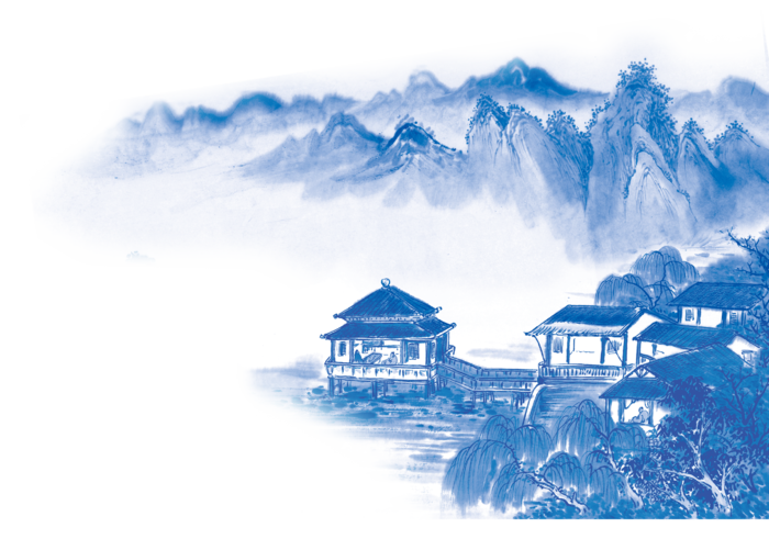 山水画素材中国风水墨画素材元素中国画