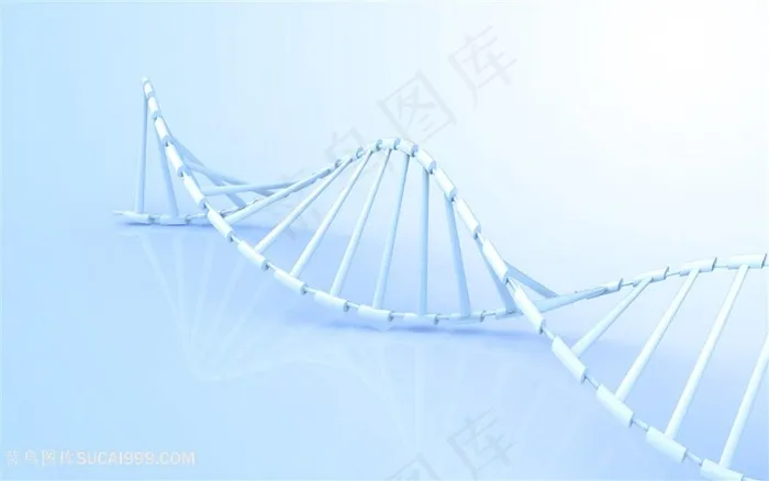 DNA基因链条分子结构