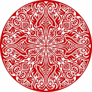 窗花剪纸 剪纸风元素