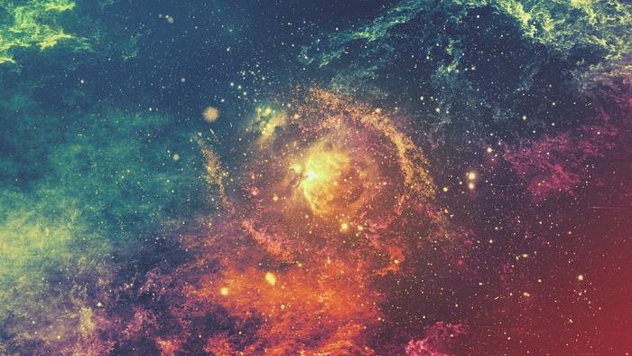 唯美元宇宙星空景色