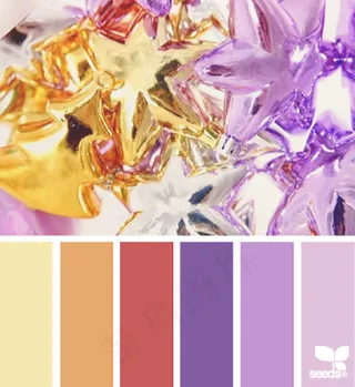 冬天系配色色卡色彩搭配