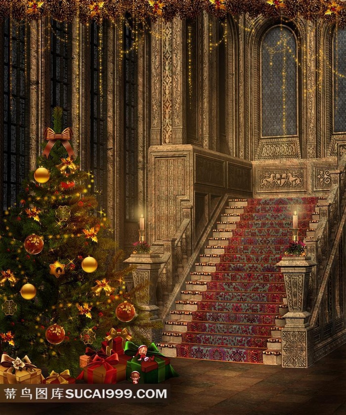 圣诞节室内设计