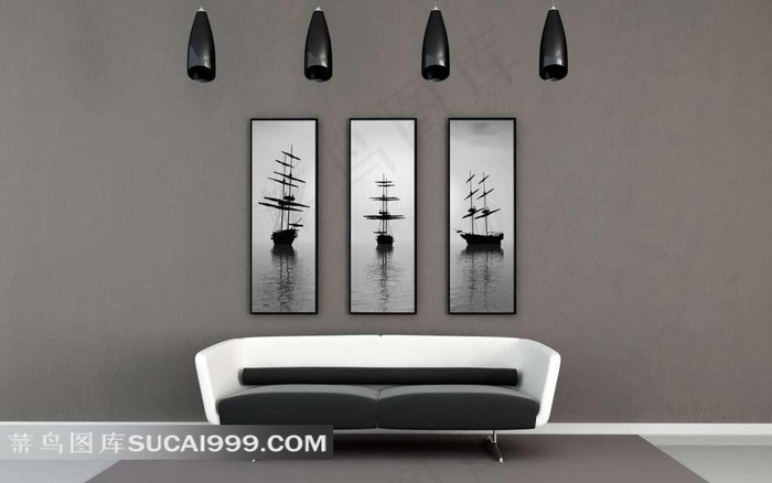 灰色家居效果图