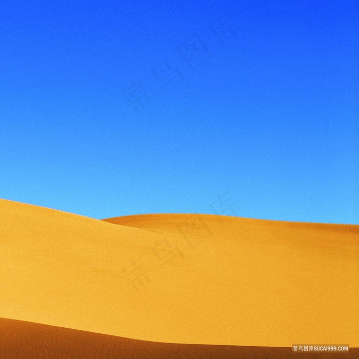 沙漠高清油画风景画