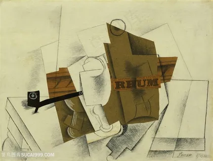 毕加索手绘艺术插画