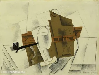 毕加索手绘艺术插画