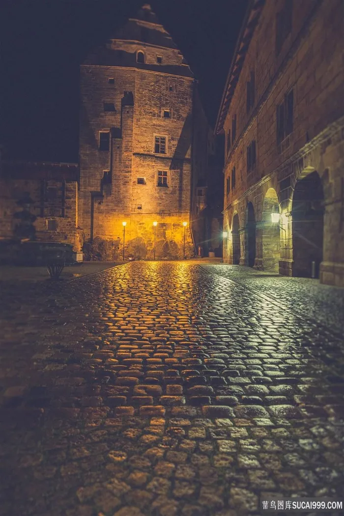 高清石头路古堡城堡图片
