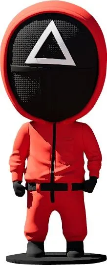 鱿鱼游戏守卫 PNG免抠(219x539)