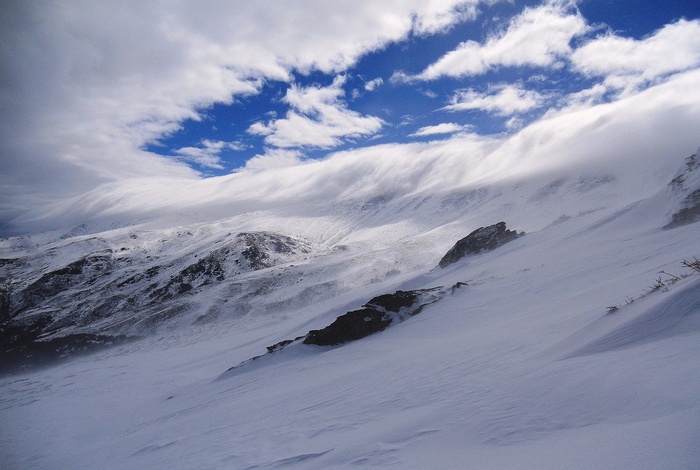 冬天白雪背景风景