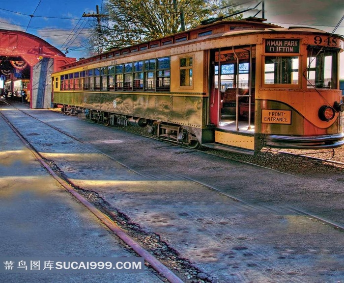 电缆火车素材图片