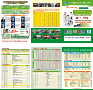 宣传护士证折页药师折页设计印刷