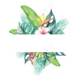 手绘插画-花边2