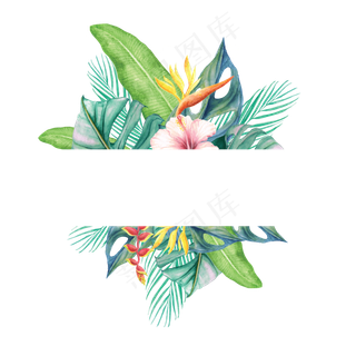 手绘插画-花边2