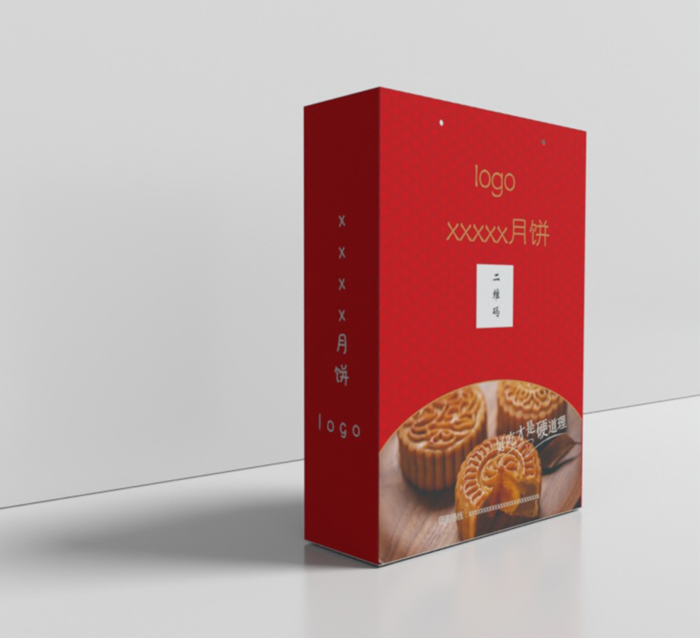 中秋礼袋-中秋月饼手提袋包装盒cdr矢量模版下载