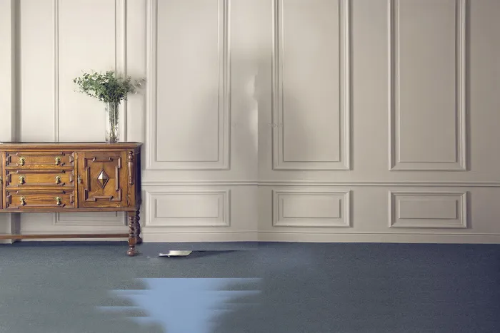 北欧花纹简约框框浮雕背景墙psd模版下载