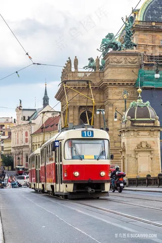 市区轨道电车图片