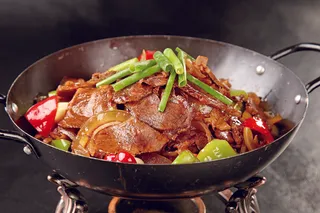 干锅美食焖锅湘菜麻辣香辣纸锅干锅带皮牛肉