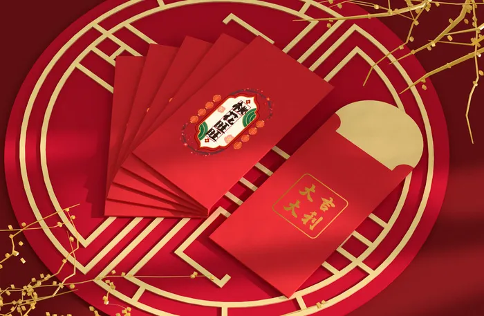 2022年虎年新年春节礼盒场景样机psd模版下载