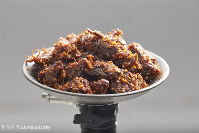 麻辣牛肉干拍摄图