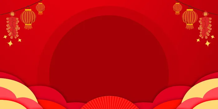 2022虎年新年春节卡通模板喜庆节日背景psd模版下载