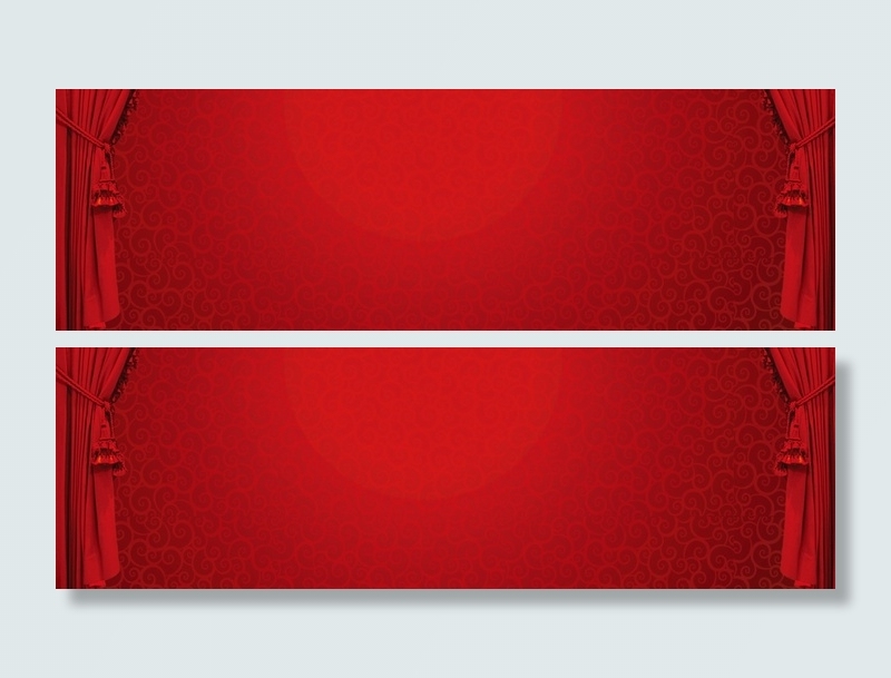 红色创年新年背景