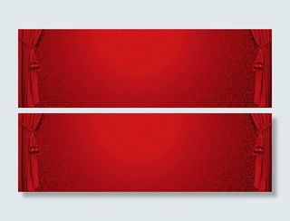 红色创年新年背景