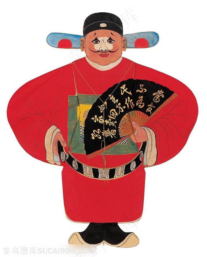 古代官员风筝纸鸢民俗节日图片