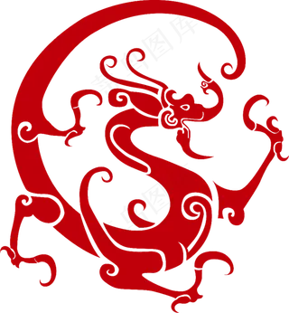 中国龙素材