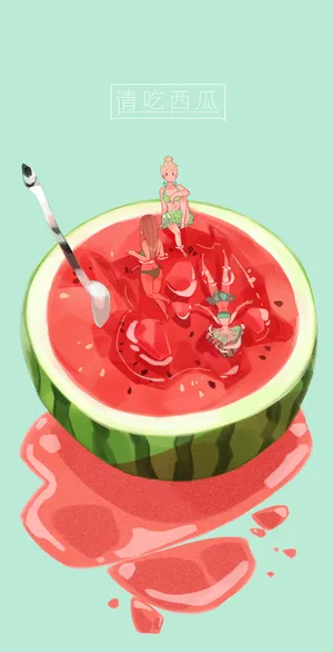 夏日西瓜素材