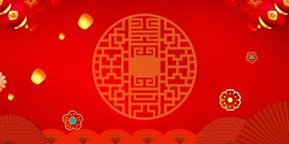 2022虎年新年春节卡通模板喜庆节日背景