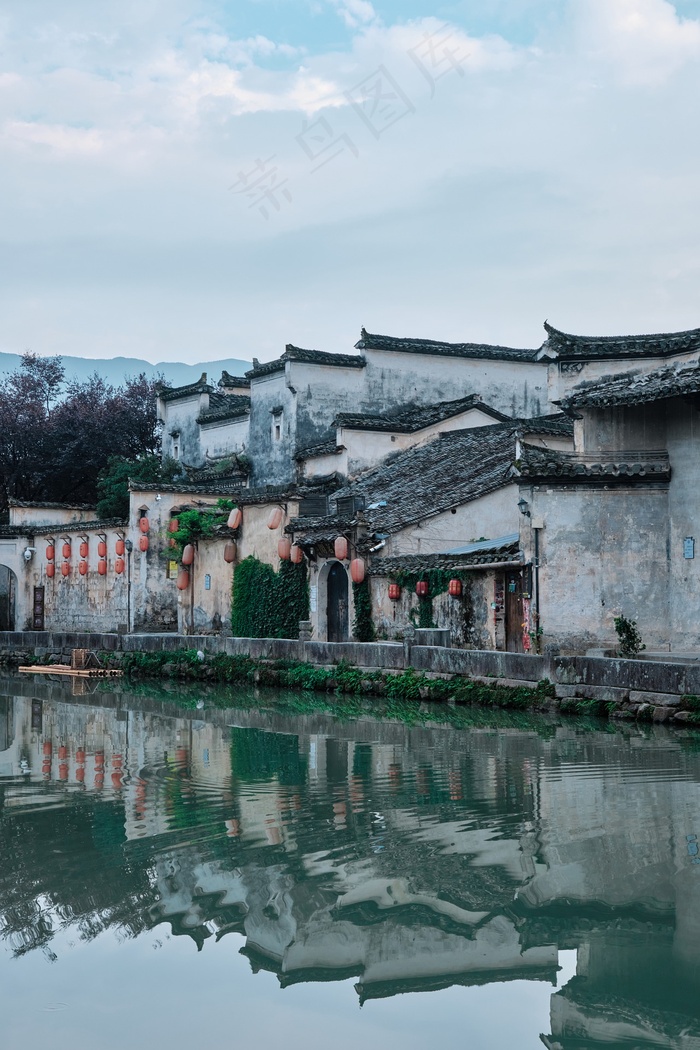 宏村, 黄山, 安徽, 徽派建筑, 月沼, 古建筑, 徽州宏村