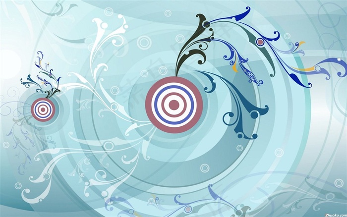 动感时尚花纹背景