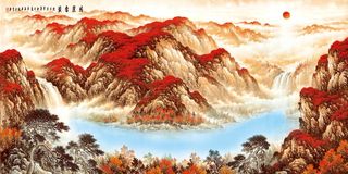 鸿运当头装饰画