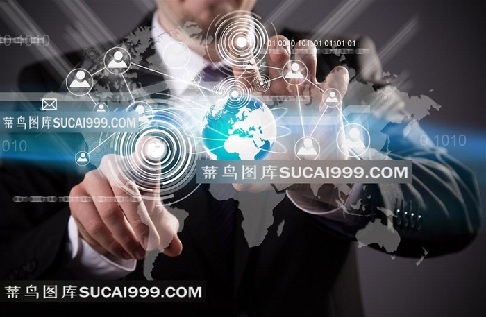 触控商务信息的职业人士