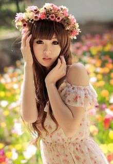 摄影图片人物美女模特照片