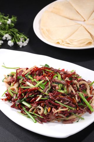 辣炒肚肺丝带饼 (2)