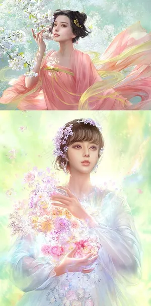 2款武媚娘传奇唯美人物手绘 2款武媚娘传奇唯美人物手绘