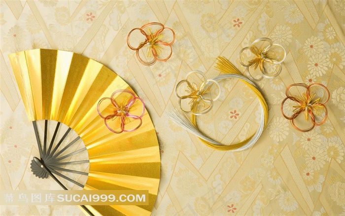 静物折扇生活家居用品