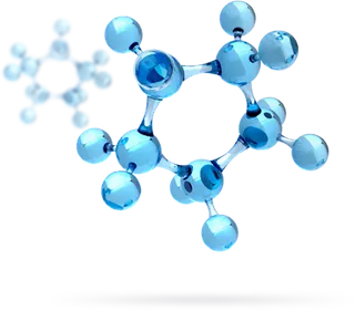 蓝色DNA球科技kv主视觉素材