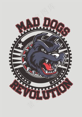 狼犬艺术英文 篮球队队徽