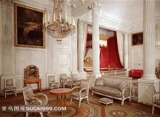 欧式奢华皇宫宫殿建筑意大利白色风格