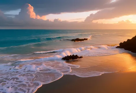 蓝色自然风大海壁纸8