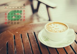 2016年6月日历图片