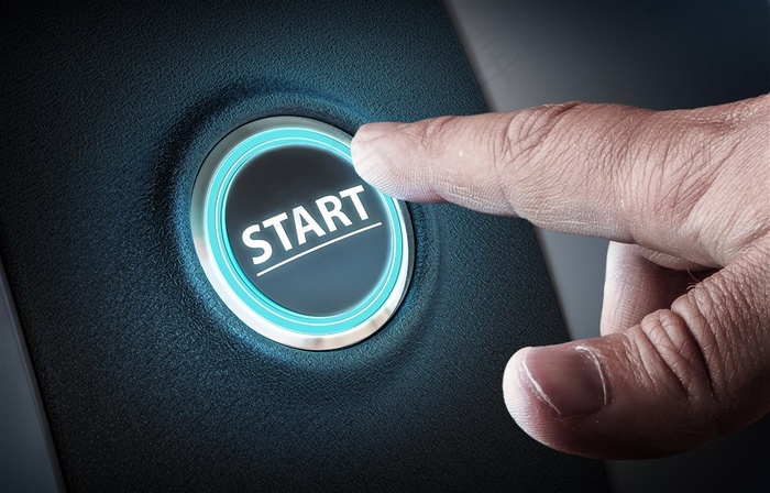 汽车一键启动创意高清图片