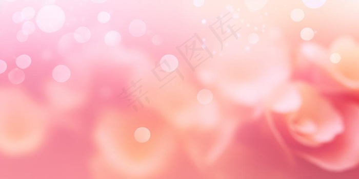光圈光点叠加浪漫粉色渐变背景图(1536x768)