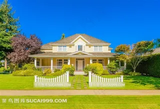 别墅建筑3D效果图建筑效果图